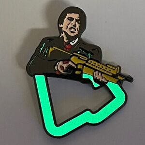 Scarface Tony Montana New Era Frame Hat Pin Glow In The Dark Bag Fitted Hats